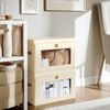 ABC 2-teiliges Aufbewahrungsbox-Set, grau, Kunststoff / Textil, 8 x 44 x 30 cm Bild 2