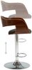 vidaXL Barhocker Grau Bugholz und Stoff 283119 Bild 5