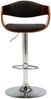 vidaXL Barhocker Grau Bugholz und Stoff 283119 Bild 2