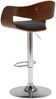 vidaXL Barhocker Grau Bugholz und Stoff 283119 Bild 4