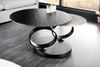 riess-ambiente Couchtisch DANCING RINGS grau/schwarz - rund, Keramik, drehbar, Metall (Einzelartikel, 1-St), mit 2 Ebenen & Drehmechanismus – ideal für Wohnzimmer & Loungebereich Bild 3