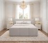 AX LIVING Boxspringbett in Beige Ankarra 140x200 cm Bett mit Stauraum Bild 2