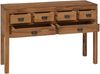 vidaXL Sideboard Natur 110 x 35 x 75,5 cm Massivholz Teak 42024261 Bild 2