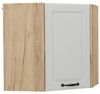 Eckhängeschrank R-Line Weiß Landhaus 57 cm Vicco Bild 4