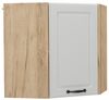 Eckhängeschrank R-Line Weiß Landhaus 57 cm Vicco Bild 5