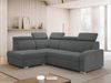 Ecksofa Apollo 2rRLXp mit Schlaffunktion und Bettkasten (Farbe: Crown 18, Seite: Links LXP+R+2R) Bild 2