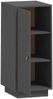 Sideboard Grau 34 x 40 x 75 cm Massivholz Kiefer [820114] Bild 4