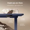Desktronic HomeOne Elektrisch höhenverstellbarer Schreibtisch 140x70 cm Blau/Weiß mit Memory-Funktion, Anti-Kollisions Technologie, USB-A und USB-C-Ladeanschlüssen Bild 4