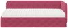 vidaXL Eckbettgestell Weinrot 100 x 200 cm Samt 3394096 Bild 5