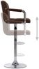 vidaXL Barhocker Braun Stoff [283412] Bild 5