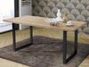 Esstisch >Talbert< in Sonoma-Eiche Schwarz aus Metall - 180x74,4x90cm (BxHxT) Bild 2