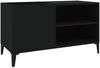 vidaXL Plattenschrank Schwarz 84,5x38x48 cm Holzwerkstoff 831950 Bild 2