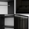 ALTDECOR Schiebetürenschrank PEKA (Kleiderschrank Garderobenschrank mit viel Stauraum Moderner Schrank) Vielseitiger Schwebetürenschrank Lacobel LED Beleuchtung Bild 4