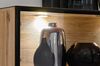 Wohnwand Heritage in Wotan Eiche mit Schwarz inkl. LED 330 cm Bild 3