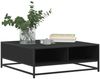 vidaXL Couchtisch Schwarz 80x80x30 cm Holzwerkstoff und Metall 848769 Bild 4