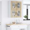 vidaXL Wandglas-Schrank PORTO 2 pcs Sonoma-Eiche 60 x 31 x 40 cm 885320 Bild 4