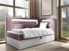 Boxspringbett 'Gladino Junior 3' rosa 90x200 cm Rechts Bild 2