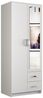 ibonto Garderobenschrank Kleiderschrank Stauraum,Ideal für Schlafzimmer und Garderobe Bild 4