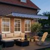 vidaXL Manuelle Gelenkarmmarkise mit LEDs 3,5 x 2,5 m 3419436 Bild 3