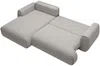 Vente-unique - MONELIA Sofa Stoff Grau - B 167 cm x H 81 cm x L 270 cm Bild 4