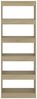 vidaXL Bücherregal/Raumteiler Sonoma-Eiche 60x30x166 cm Holzwerkstoff 811676 Bild 3