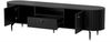 Selsey 'Zante' TV-Schrank 2-türig, geriffelt mit Schublade, schwarz, 49 x 180,1 x 40 cm Bild 3