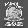 Shirtracer Dekokissen Mama & Sohn Immer ein Herz & eine Seele, Mama Bild 1