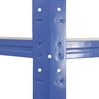 shelfplaza HOME 200x90x60 cm Eckregal in blau mit 6 Böden und 145 kg Traglast pro Boden Bild 3
