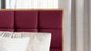 99rooms Florida Boxspringbett 140x200 cm Velours MONOLITH Bordeaux Bild 2