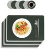 Relaxdays Platzdeckchen mit Untersetzern 6er Set Bild 1