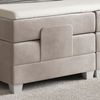 Boxspringbett Elektrisch Bett STEVE 140x200cm in Stoff Fresh Senfgelb Bild 3