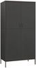 vidaXL Kleiderschrank, Stahl, Anthrazit, 90 x 50 x 180 cm Bild 2