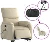 vidaXL Massagesessel mit Aufstehhilfe Elektrisch Creme Kunstleder 3204908 Bild 5
