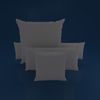 MSS Kissenbezug 4er Set - 40x40 cm - Café Bild 3