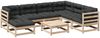 vidaXL 8-tlg. Garten-Sofagarnitur mit Kissen Massivholz Kiefer 3299556 Bild 2