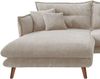 INOSIGN Ecksofa Lazio, zwei verschiedene Fußfarben wählbar Bild 3