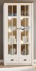 Vitrine Seyne in weiß Pinie und Eiche Landhaus 90 x 198 cm Bild 2