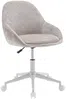 Vente-unique - NAODY Office chair Stoff Beige - B 59,5 cm x H 78 cm88 cm x L 55 cm Bild 3