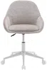 Vente-unique - NAODY Office chair Stoff Beige - B 59,5 cm x H 78 cm88 cm x L 55 cm Bild 2