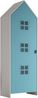 Schrank Casami Bruges 37 x 57,6 x 171,3 cm MDF Blau Bild 4