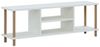 Fernsehtisch Ærøskøbing mit 2 Ablagefächern 43 x 120 x 29 cm Weiß [en. casa] Bild 4