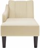 vidaXL Chaiselongue mit Rechter Armlehne Creme Stoff 4009804 Bild 4