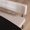 Bronx71 Esszimmerbank recycelter Stoff Espen beige 190 cm Bild 4