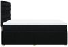 vidaXL Boxspringbett mit Matratze Schwarz 140x200 cm Stoff 3292095 Bild 5