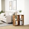 vidaXL Raumteiler-Bücherregal Altholz-Optik 69,5x29x69,5 cm 858010 Bild 4