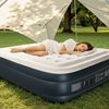 LALAHO Luftmatratze mit eingebauter Pump,Isomatte Camping Outdoor,203 x 153 x 45 cm, Aufblasbare Matratze 2 Personen, mit Pumpe, Tasche, für Camping,Gäste Bild 3