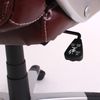 Mendler 'HWC-A71' Chefsessel, Stoff / Textil Wildleder-Optik bordeaux, max. 120 kg, FSC® Bild 4
