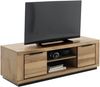 Lowboard >GRENO< in natur geölt, Wildeiche teilmassiv - 163x52x54cm (BxHxT) Bild 4