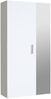 Schuhschrank >Yonkers< in Weiß - 99,9x190,5x36,3cm (BxHxT) Bild 3
