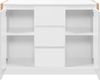 Finori Denver 2 Kommode, weiß / Dekor Artisan Oak | Maße: B x H x T ca. 120 x 88 x 40 cm Bild 3